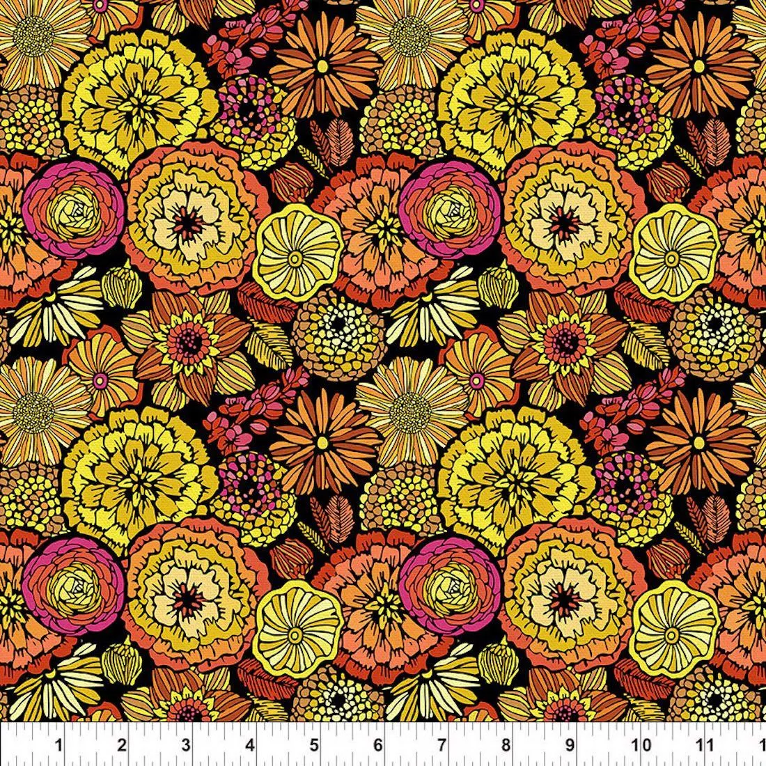 blooming-elegance-orange-yellow-by-paintbrush-studio Blooming Elegance Orange/Yellow by Paintbrush Studio