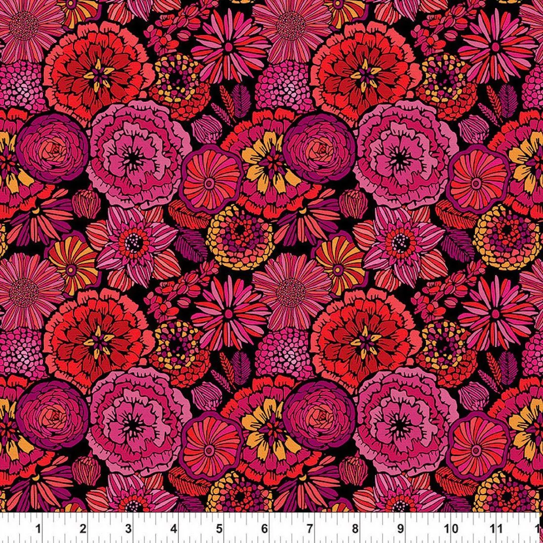 blooming-elegance-red-pink-orange-by-paintbrush-studio Blooming Elegance Red/Pink/Orange by Paintbrush Studio