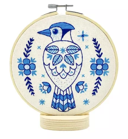 blue-jay-embroidery-kit Blue Jay Embroidery Kit
