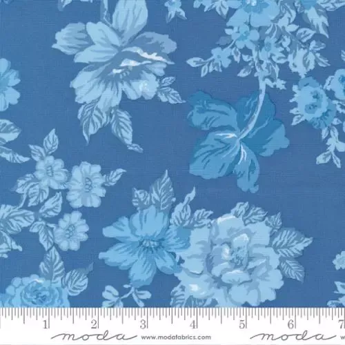 Blueprint – Heirloom Florals – Light Blue