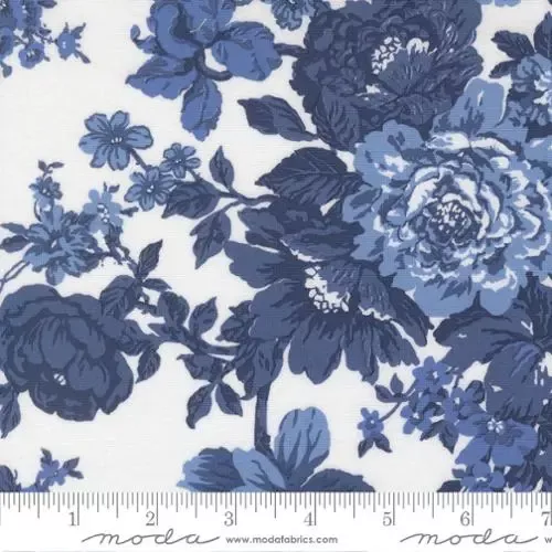 Blueprint – Heirloom Florals – Navy & White