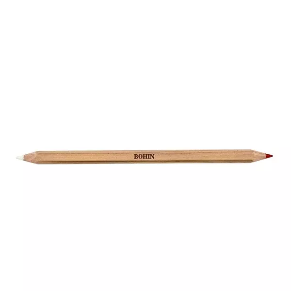 Bohin Chalk Marking Pencil Red/White