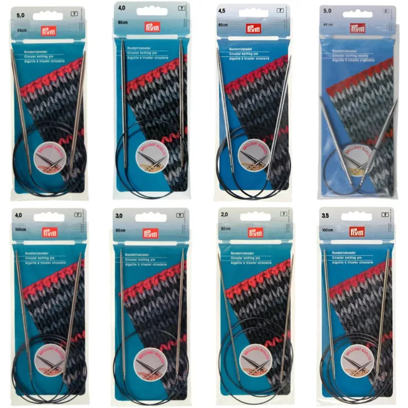 Brass Circular Knitting Needles - Prym