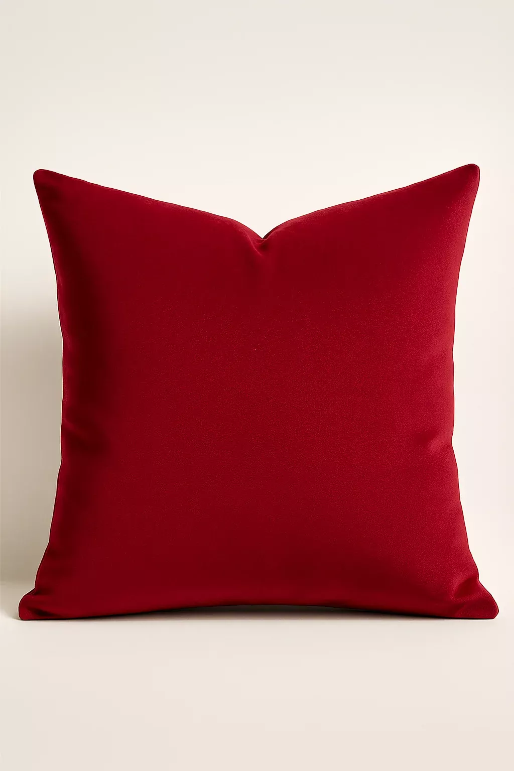 Bright Red 24" x 24" Custom Decorative Pillow