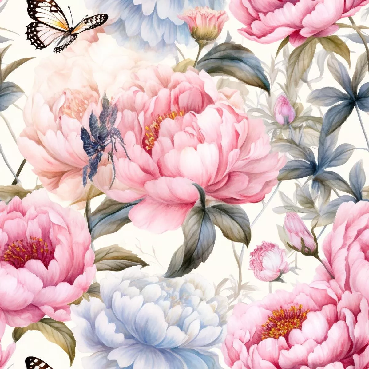 Butterfly Dance Pattern 5 Quilting Cotton Fabric