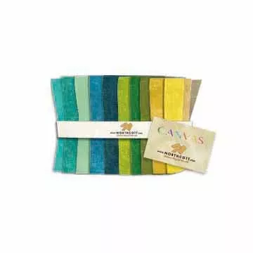Canvas 2.5" Strip ROLL 40 piece Bundle