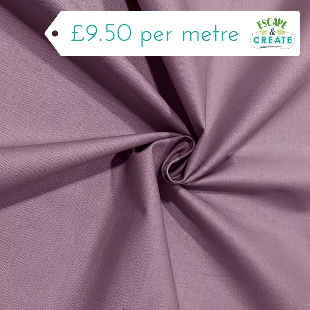 Canvas in Plain Lilac (Cotton)