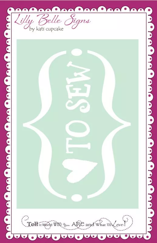 Car Decal - Heart To Sew
