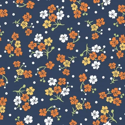 Carnaby Street Navy floral