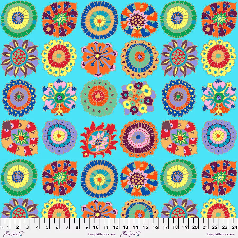 Carpet Cookies - Kaffe Fassett - Sky