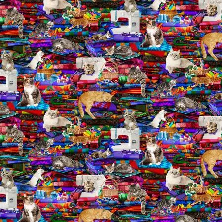 Cats On Quilts CD3080MULTI