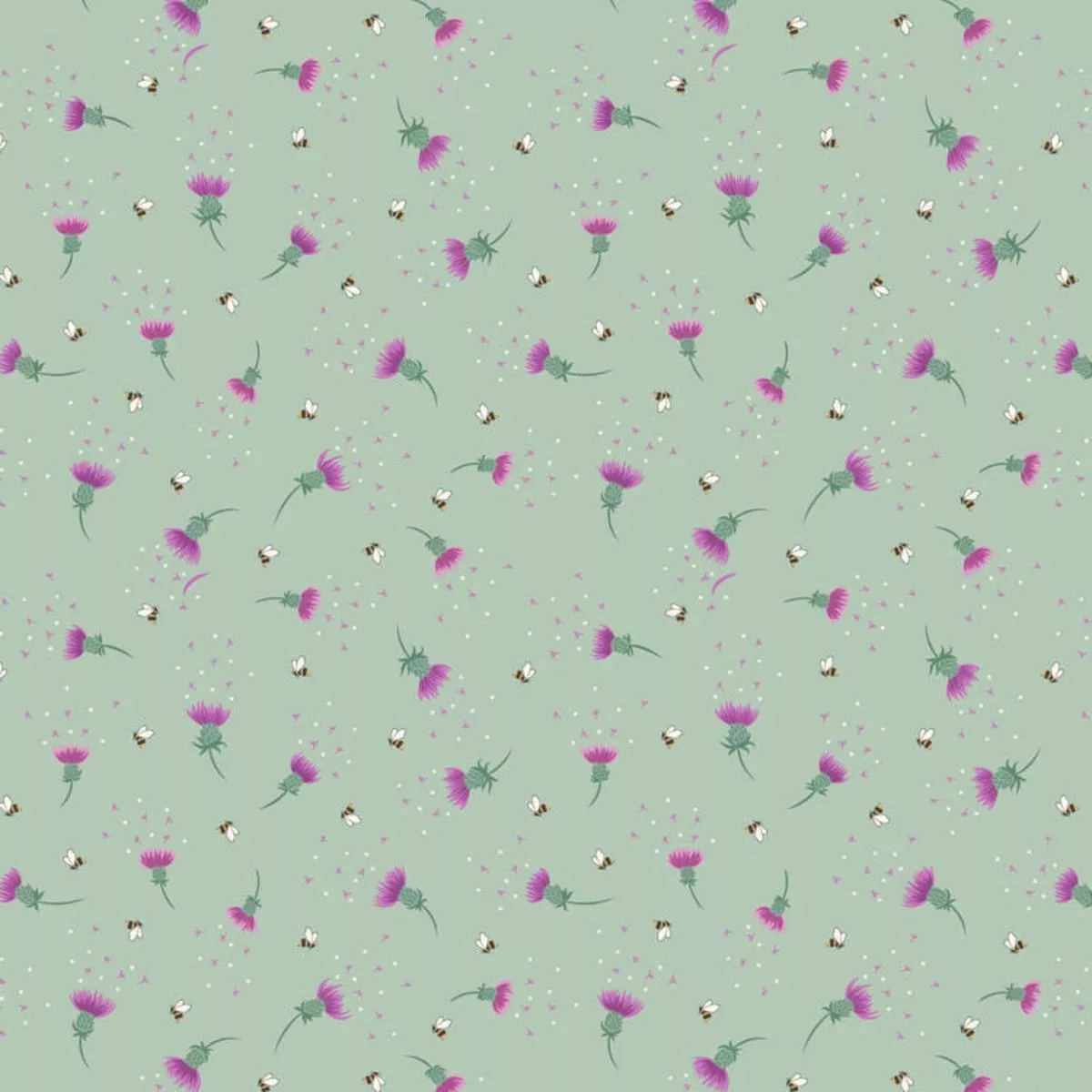 celtic-summer-bee-thistle-sage-green-a988-c A Celtic Summer – Bee & Thistle Sage Green A988.C