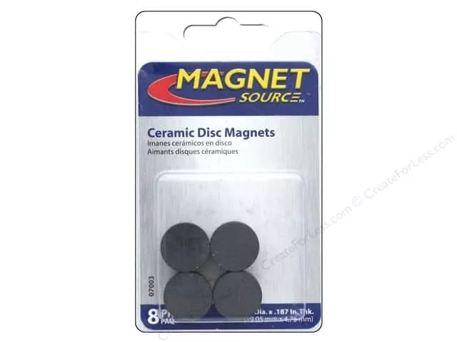 Ceramic Disc Magnet 3/4"