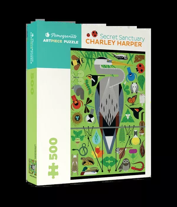 charley-harper-secret-sanctuary-puzzle Charley Harper Secret Sanctuary Puzzle