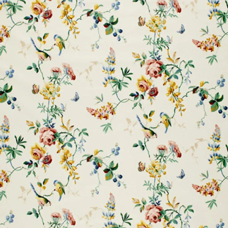 CHICKADEE FLORAL PRIMARY