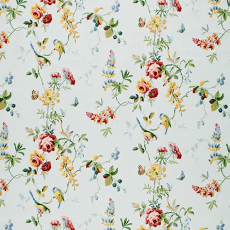 CHICKADEE FLORAL SKY