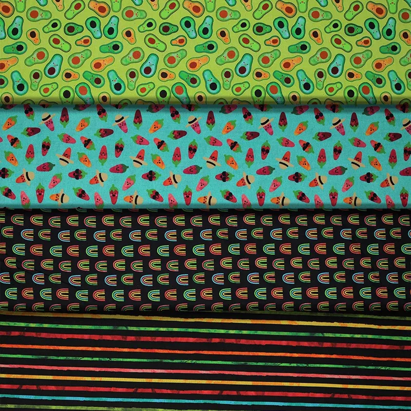 Chili Smiles - 44" - 100% Cotton