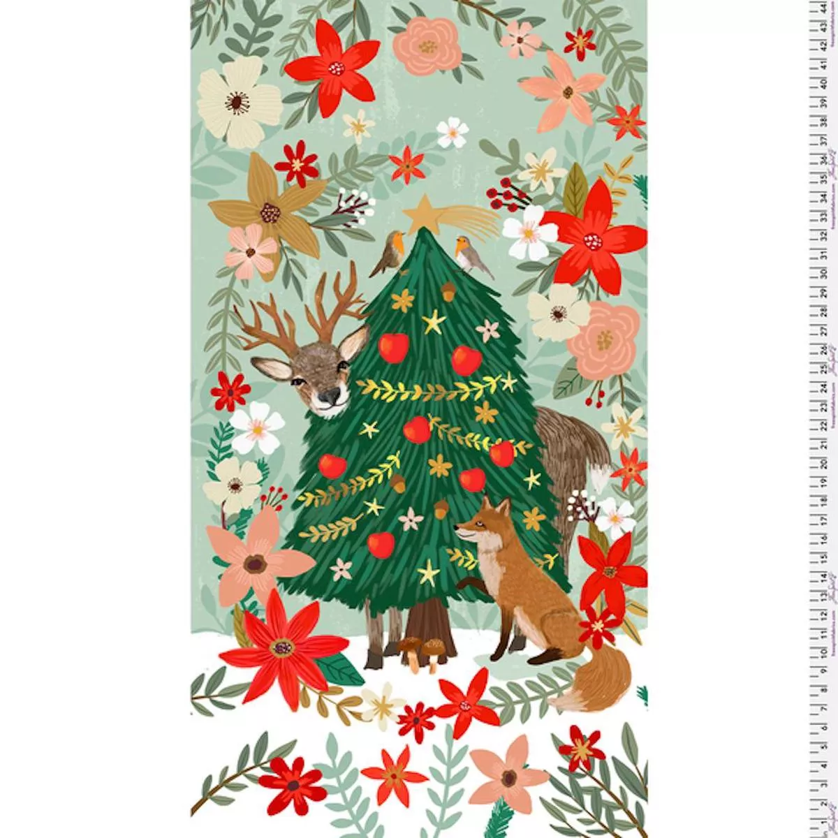 christmas-pine-24-panel-by-mia-charro Christmas Pine 24" PANEL by Mia Charro