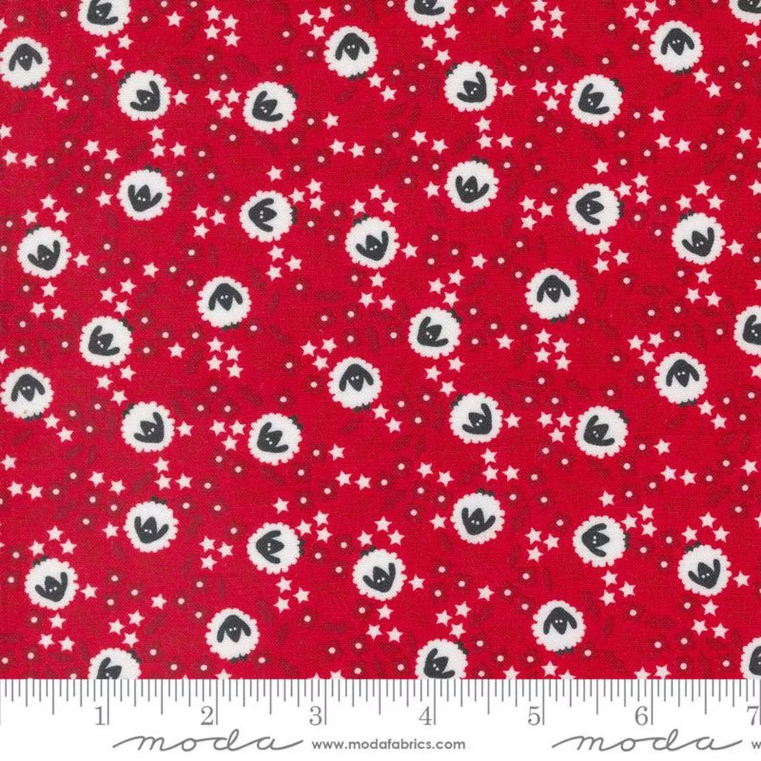 Christmas Sheep Red by Corey Yoder