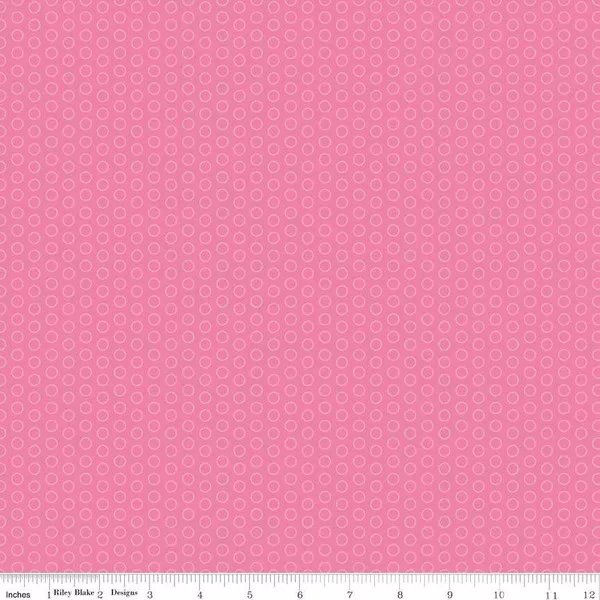 Circle Dot Hot Pink