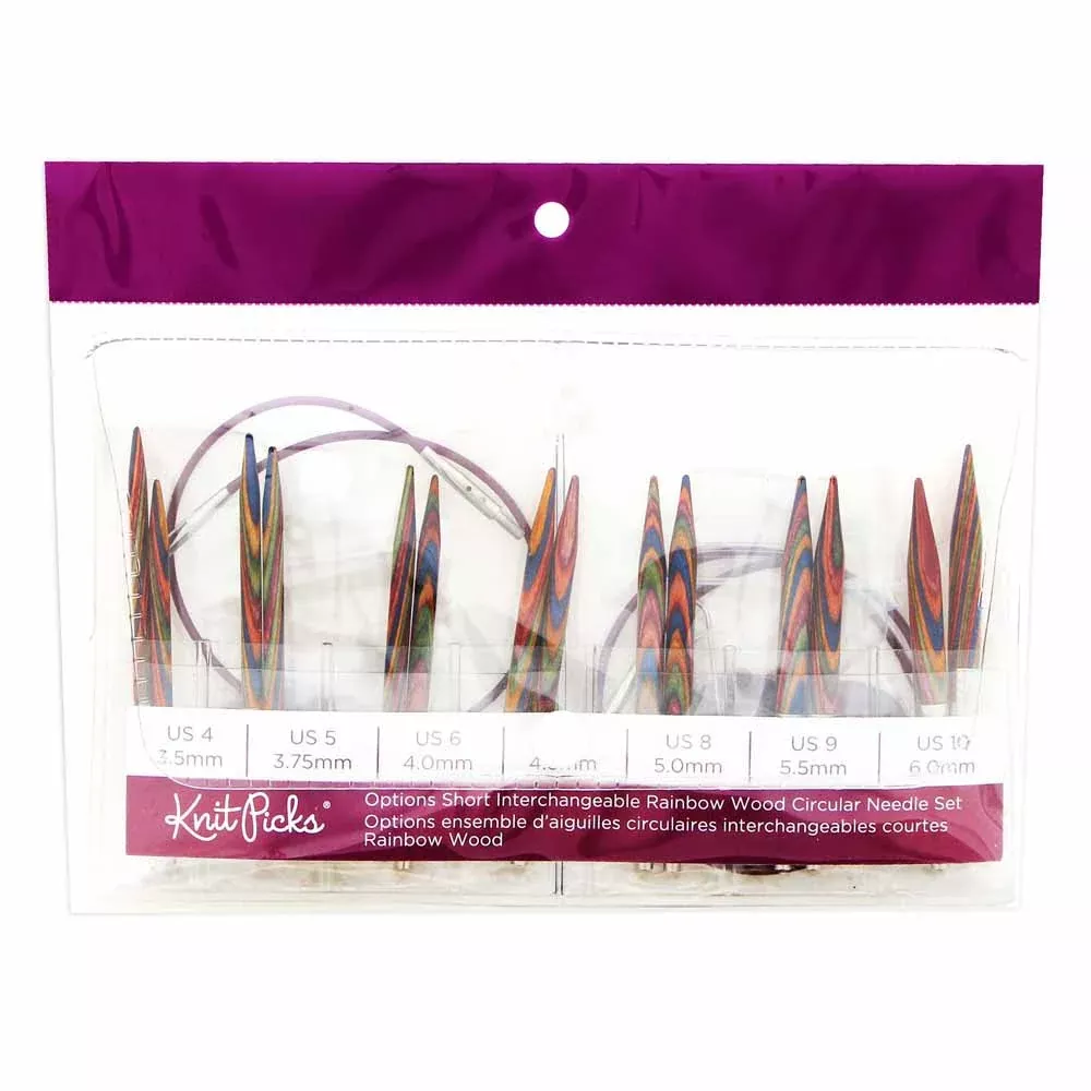 Circular Needle Set - Knit Picks Rainbow Interchangeables