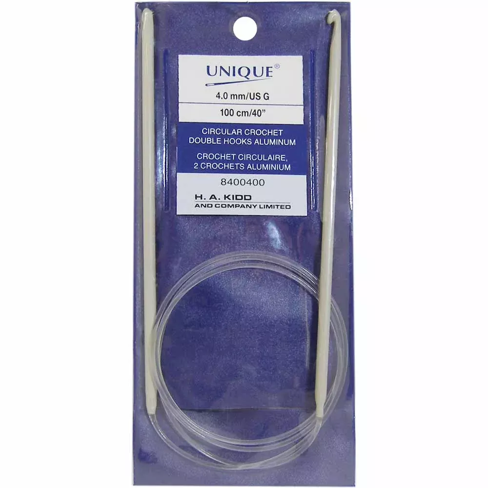 Circular Tunisian Crochet Hook 100cm Plastic 4.00mm - UNIQUE