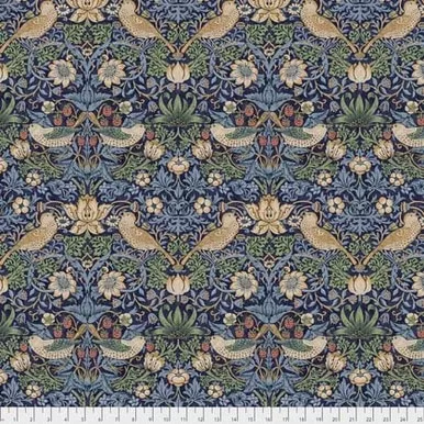 classics-strawberry-thief-in-navy-original-morris-co The Classics | Strawberry Thief in Navy | The Original Morris & Co