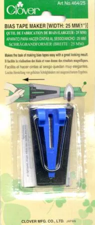 clover-bias-tape-maker-25mm-1in Clover Bias Tape Maker 25mm 1in