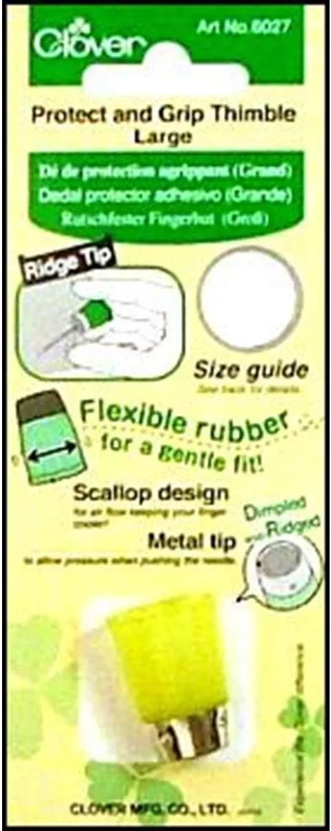 Clover Protect and Grip Thimble Large