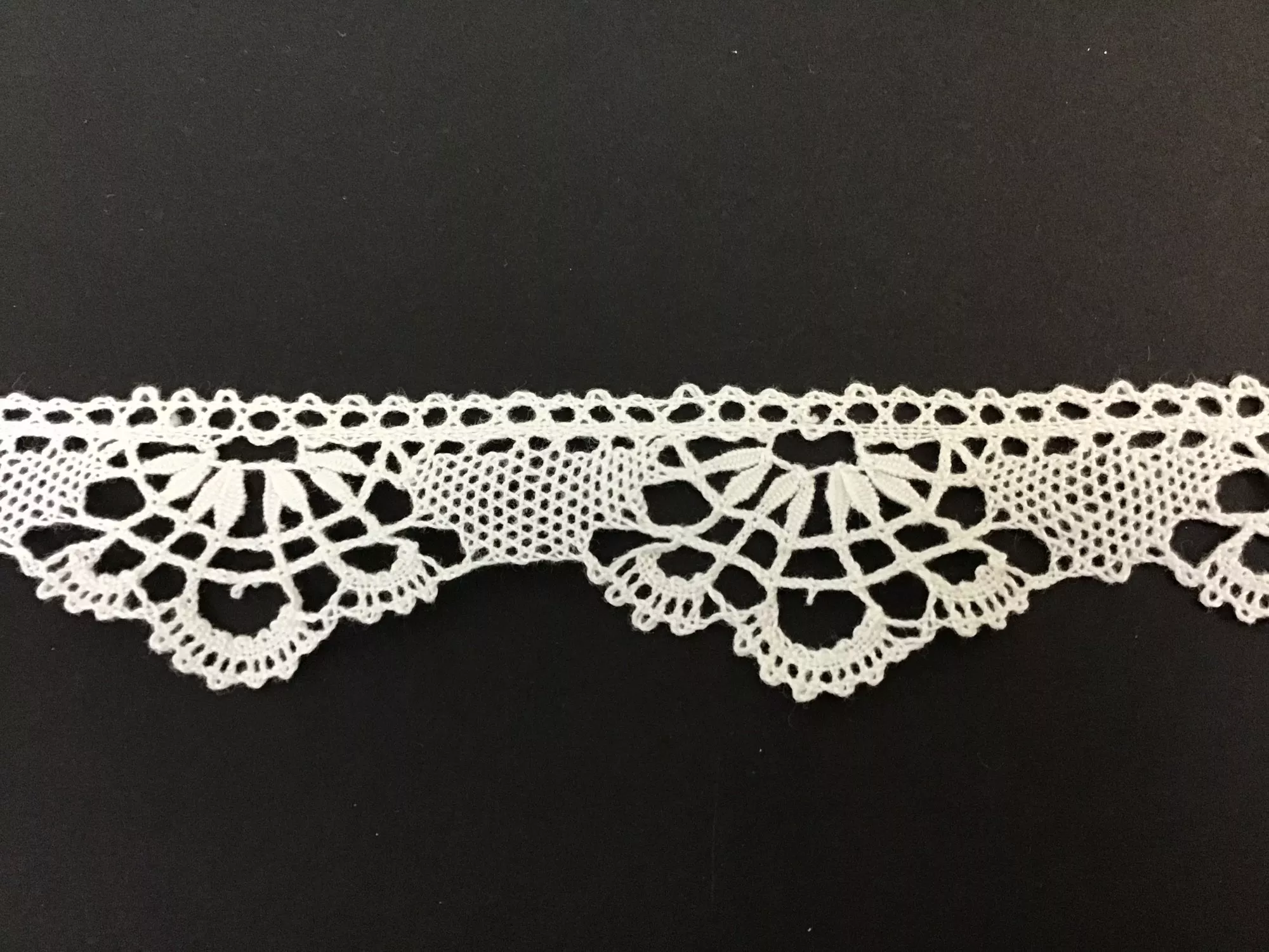 Cluney Lace Edging 1.5 Inch White 1854-13