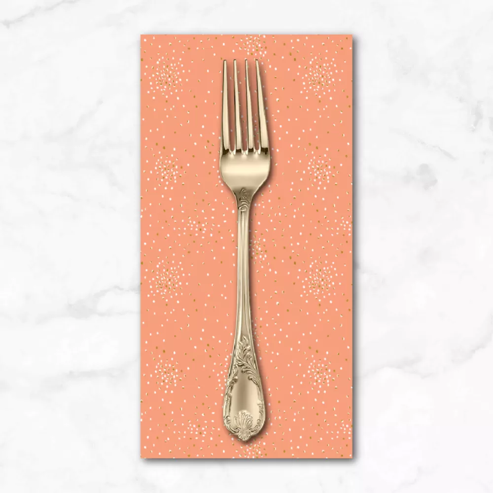 Clusters, Daydream with Metallic, Dinner Napkin