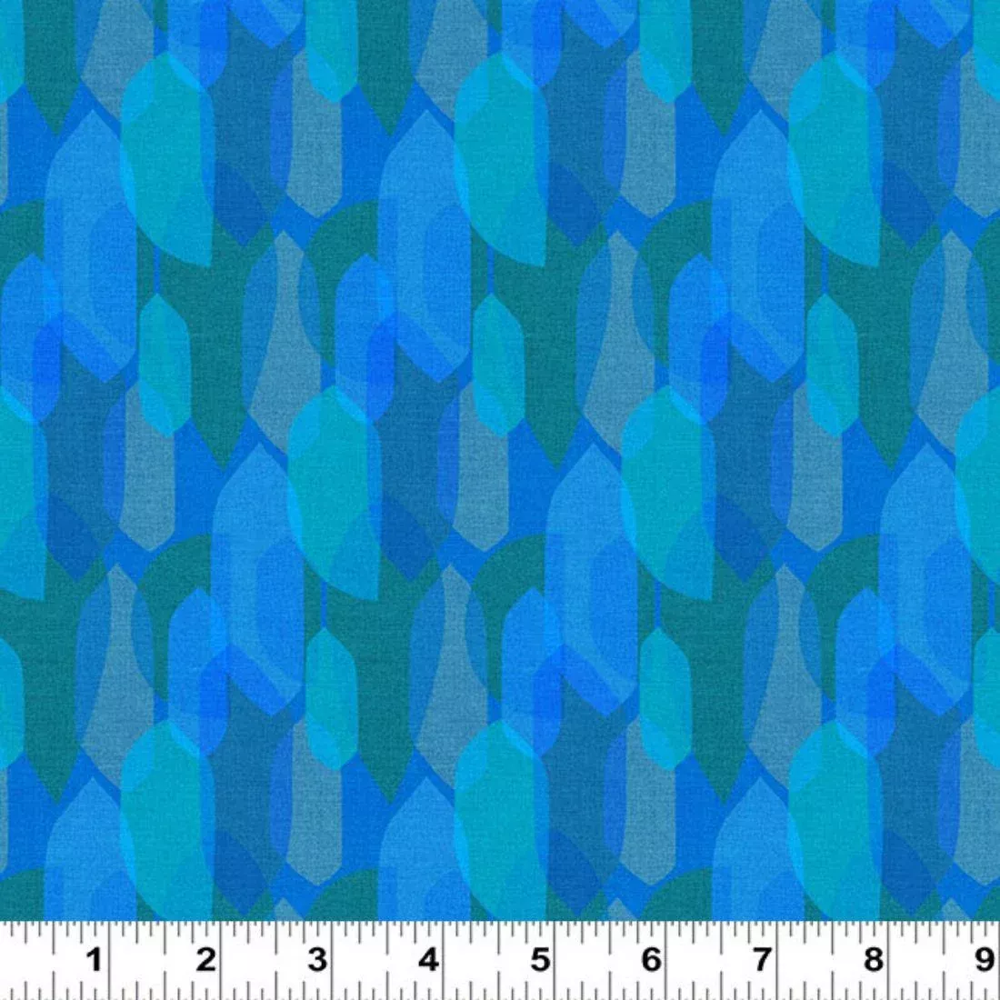 Color Blocks Blue by Cecilia Mok