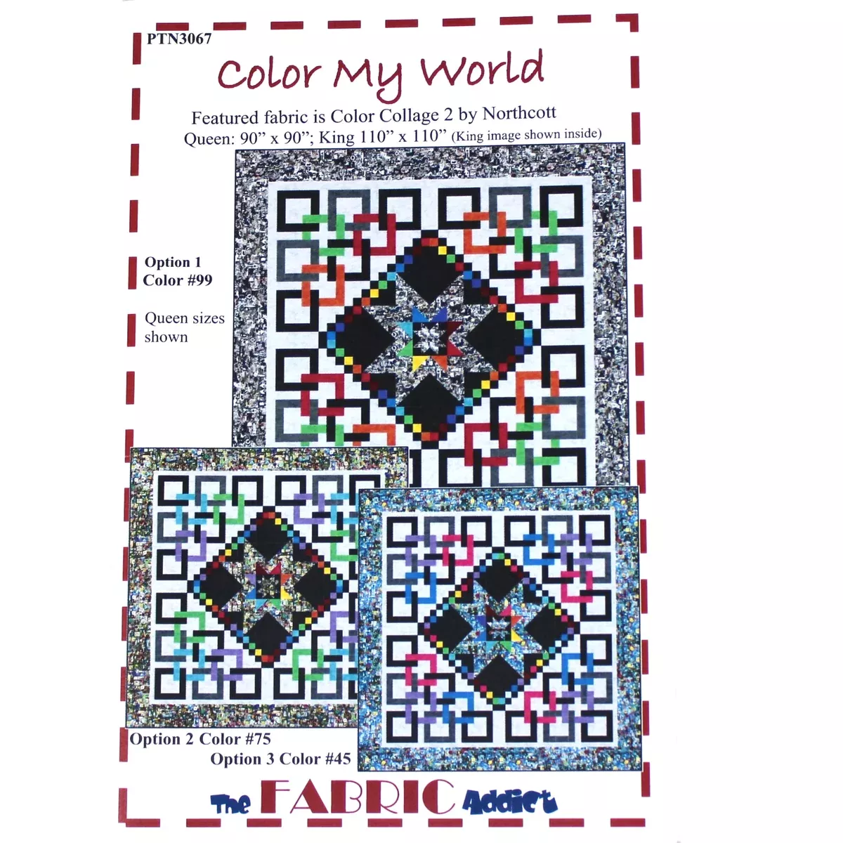 color-my-world-quilting-pattern-northcott Color My World - Quilting Pattern - Northcott