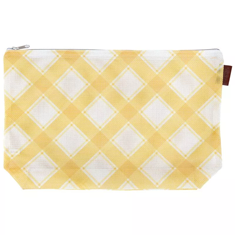 Cornsilk Mad for Plaid Proj Bag ISE 855