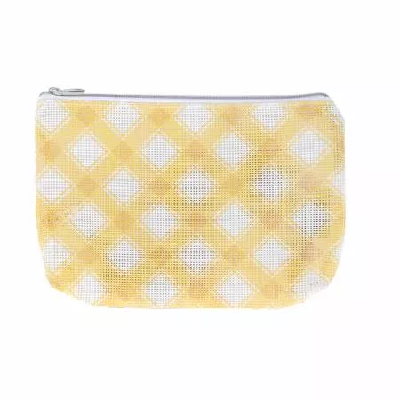 Cornsilk Mini Mad for Plaid Project Bag ISE-856
