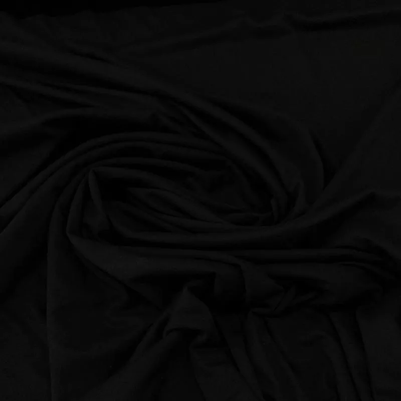 Cotton Jersey Fabric – Black