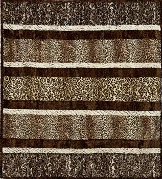 Crazy 8 Specialty Cuddle Kit Hear Me Roar Java 58"x68"
