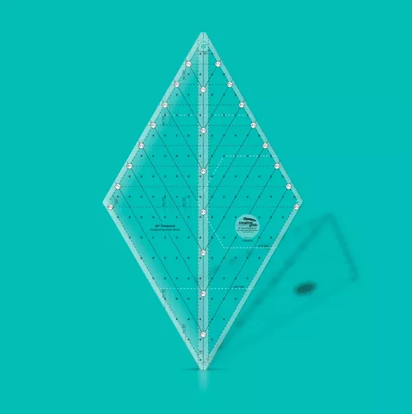 Creative Grids 60 Degree Diamond Ruler