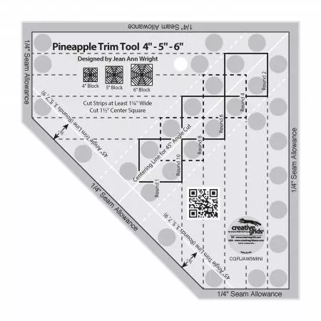 Creative Grids Mini Pineapple Trim Tool
