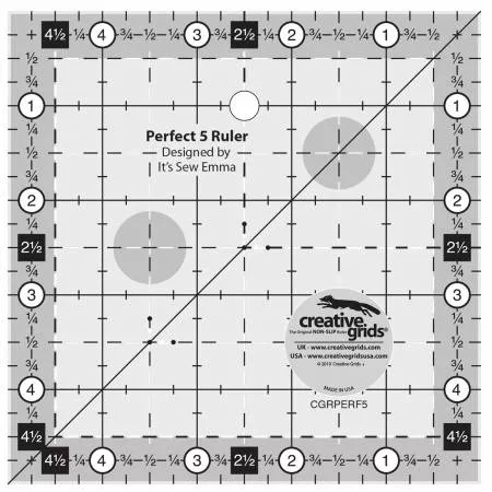 Creative Grids Perfect 5 Ruler CGRPERF5