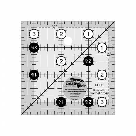 creative-grids-quilt-ruler-3-5-inch-square Creative Grids Quilt Ruler 3.5 Inch Square
