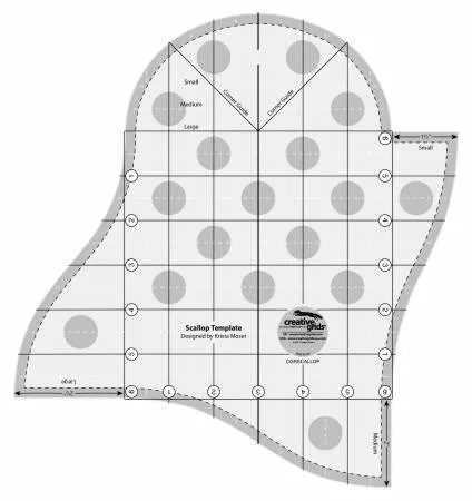 Creative Grids Scallop Template