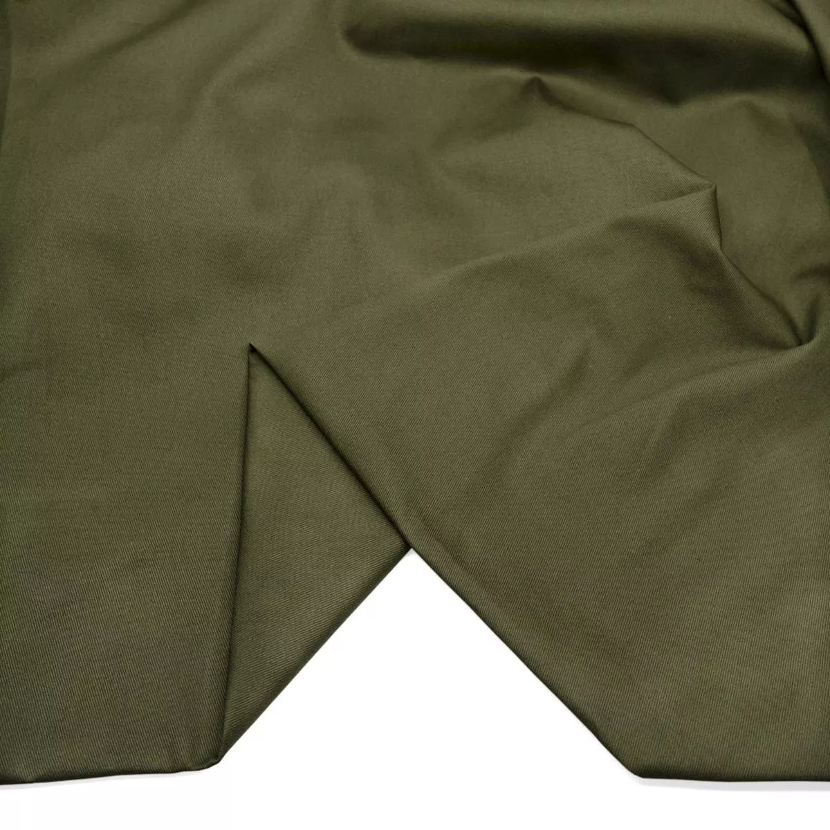Crisp Cotton Chino Twill – Kelp