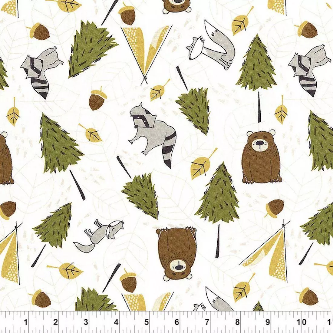 critters-trees-toss-cream-by-deane-beesley-design Critters + Trees Toss Cream by Deane Beesley Design