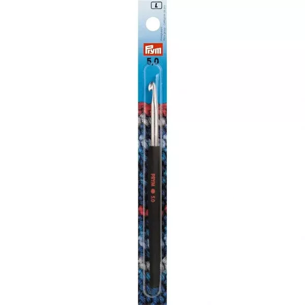 Crochet Hooks for Wool - Soft Alu - 14cm - 5.0mm