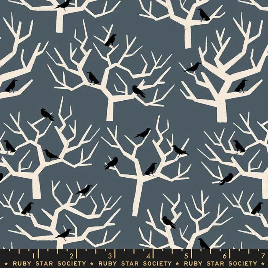 crows-in-trees-ghostly-by-ruby-star-society-moda Crows in Trees Ghostly by Ruby Star Society for Moda