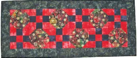 Cut Loose Press Snowball Table Runner