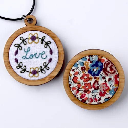 Cute As 1 1/2″ Round Stitchery Frames