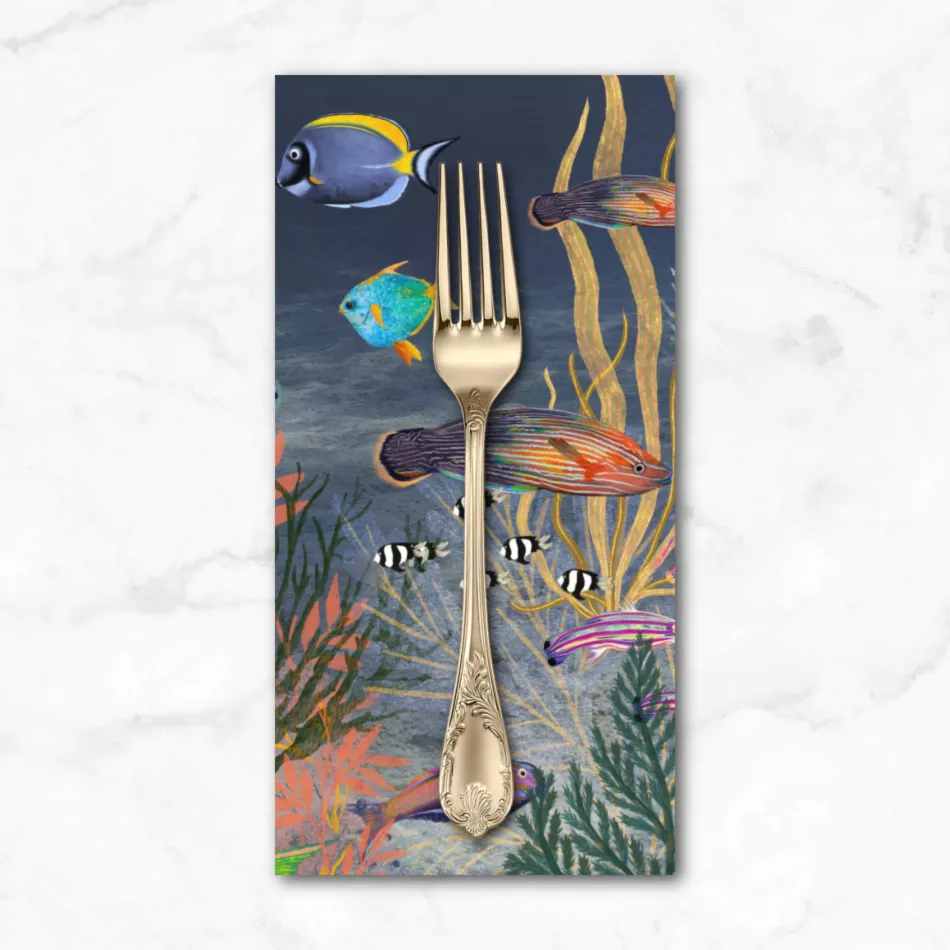 deep-blue-ocean-flow-double-border-in-deep-blue-dinner-napkin Deep Blue, Ocean Flow Double Border in Deep Blue, Dinner Napkin