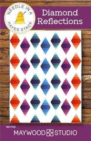 diamond-reflections-quilt-pattern-by-needle-in-haystack Diamond Reflections Quilt Pattern - by Needle in a Haystack